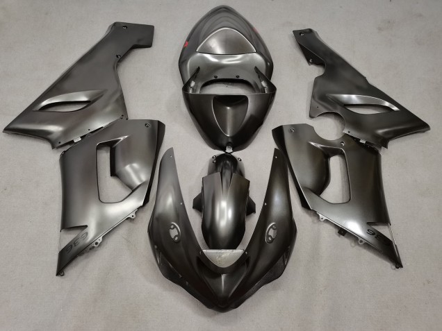 Metal Silver 2005-2006 Kawasaki ZX6R Motorcycle Fairings Metal Silver 2005-2006 Kawasaki ZX6R Motorcycle Fairings