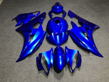 Metallic Blue Plain 2006-2007 Yamaha R6 Motorcycle Fairings