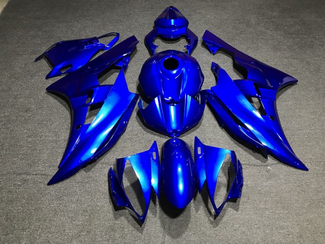 Metallic Blue Plain 2006-2007 Yamaha R6 Motorcycle Fairings Metallic Blue Plain 2006-2007 Yamaha R6 Motorcycle Fairings