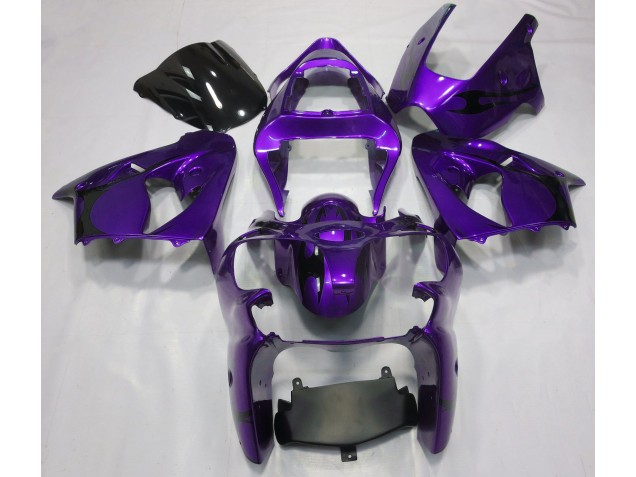 Metallic Purple 2000-2002 Kawasaki ZX6R Motorcycle Fairings Metallic Purple 2000-2002 Kawasaki ZX6R Motorcycle Fairings