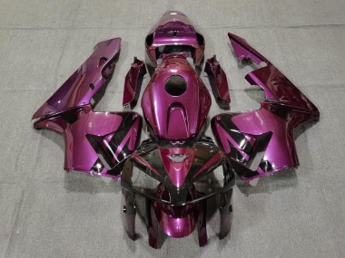 Metallic Purple & Black Decal 2005-2006 Honda CBR600RR Motorcycle Fairings