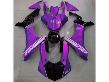 Mood Purple and Black 2015-2019 Yamaha R1 Motorcycle Fairings