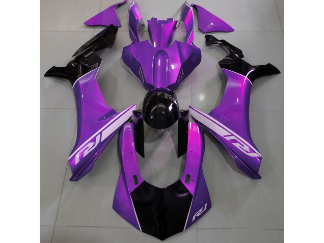 Mood Purple and Black 2015-2019 Yamaha R1 Motorcycle Fairings Mood Purple and Black 2015-2019 Yamaha R1 Motorcycle Fairings