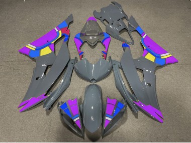 Nardo and Purple Design 2008-2016 Yamaha R6 Motorcycle Fairings