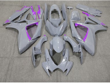 Nardo and Purple Trim 2006-2007 Suzuki GSXR 600-750 Motorcycle Fairings