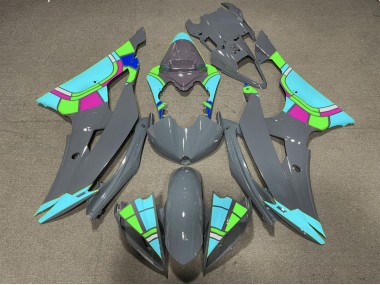 Nardo and Teal Design 2008-2016 Yamaha R6 Motorcycle Fairings