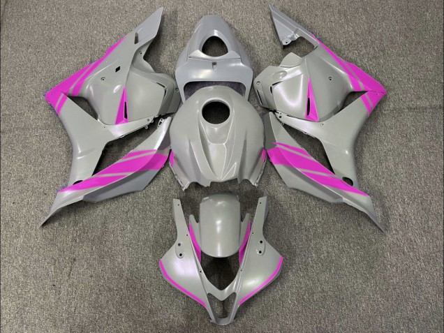Nardo Gray and Pink 2009-2012 Honda CBR600RR Motorcycle Fairings Nardo Gray and Pink 2009-2012 Honda CBR600RR Motorcycle Fairings