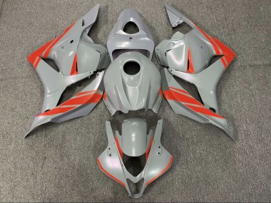 Nardo Gray and Red 2009-2012 Honda CBR600RR Motorcycle Fairings