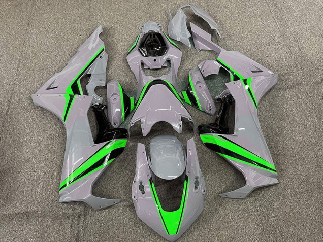 Nardo with Green Stripes 2017-2019 Honda CBR1000RR Motorcycle Fairings Nardo with Green Stripes 2017-2019 Honda CBR1000RR Motorcycle Fairings