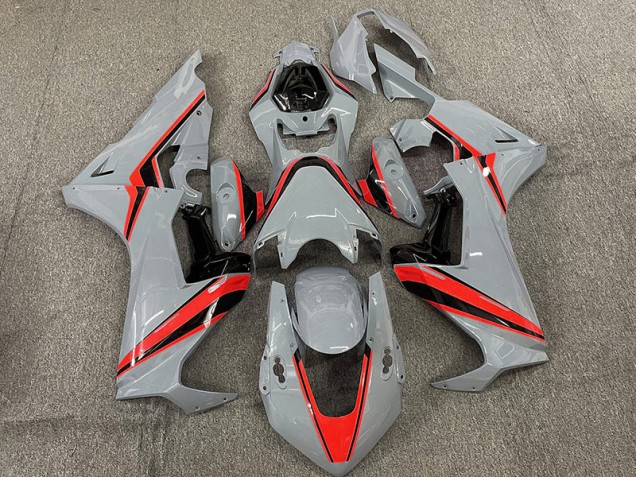 Nardo with Red Stripes 2017-2019 Honda CBR1000RR Motorcycle Fairings Nardo with Red Stripes 2017-2019 Honda CBR1000RR Motorcycle Fairings