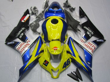 Nastro Azzurro 2007-2008 Honda CBR600RR Motorcycle Fairings