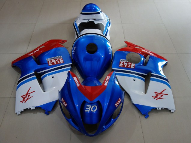 Ocean Blue & logos 1997-2007 Suzuki GSXR 1300 Motorcycle Fairings Ocean Blue & logos 1997-2007 Suzuki GSXR 1300 Motorcycle Fairings