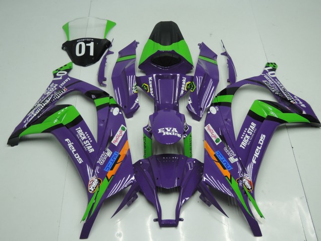 OEM Style Purple 2011-2015 Kawasaki ZX10R Motorcycle Fairings OEM Style Purple 2011-2015 Kawasaki ZX10R Motorcycle Fairings