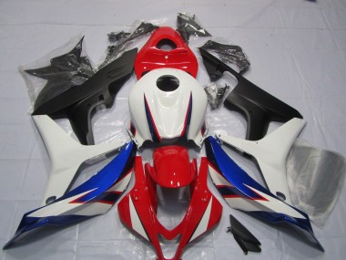 OEM White Red Blue Style Design 2007-2008 Honda CBR600RR Motorcycle Fairings