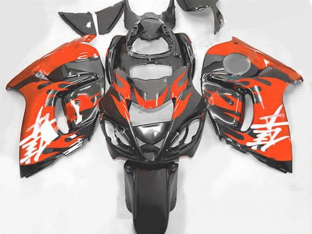 Orange and Grey 2008-2019 Suzuki GSXR 1300 Motorcycle Fairings Orange and Grey 2008-2019 Suzuki GSXR 1300 Motorcycle Fairings