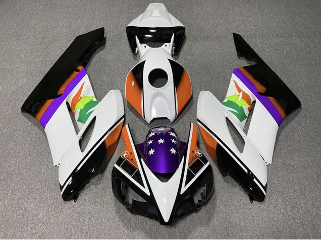 Orange and Purple Flag 2004-2005 Honda CBR1000RR Motorcycle Fairings Orange and Purple Flag 2004-2005 Honda CBR1000RR Motorcycle Fairings