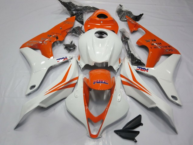 Orange and White HRC- CBR600RR 07-08 2007-2008 Honda CBR600RR Motorcycle Fairings Orange and White HRC- CBR600RR 07-08 2007-2008 Honda CBR600RR Motorcycle Fairings