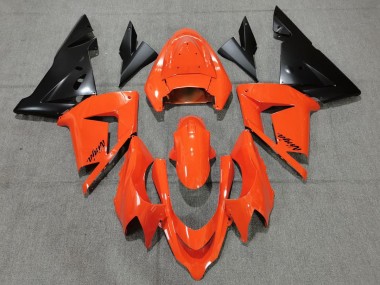Orange Black 2004-2005 Kawasaki ZX10R Motorcycle Fairings