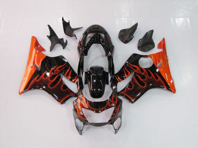 Orange Flame 1999-2000 Honda CBR600 F4 Motorcycle Fairings Orange Flame 1999-2000 Honda CBR600 F4 Motorcycle Fairings
