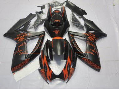 Orange Matte 2006-2007 Suzuki GSXR 600-750 Motorcycle Fairings