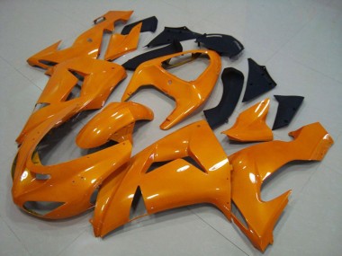Orange Plain 2006-2007 Kawasaki ZX10R Motorcycle Fairings