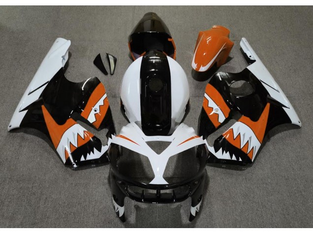 Orange Shark 2002-2005 Kawasaki ZX12R Motorcycle Fairings Orange Shark 2002-2005 Kawasaki ZX12R Motorcycle Fairings