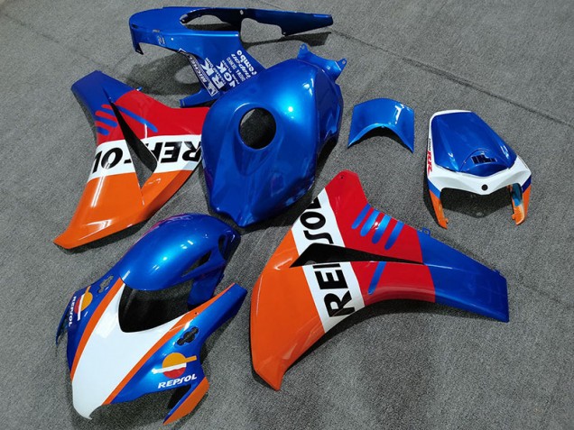 Pearl Blue Repsol Style 2008-2011 Honda CBR1000RR Motorcycle Fairings Pearl Blue Repsol Style 2008-2011 Honda CBR1000RR Motorcycle Fairings