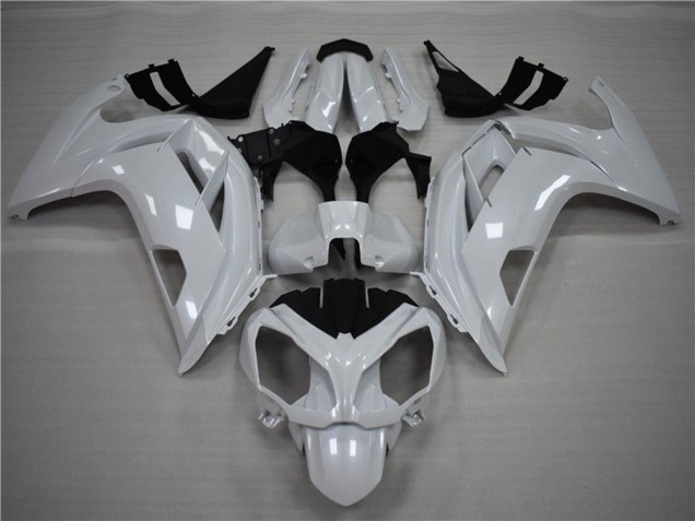 Pearl White 2012-2016 Kawasaki Ninja 650R Motorcycle Fairings Pearl White 2012-2016 Kawasaki Ninja 650R Motorcycle Fairings