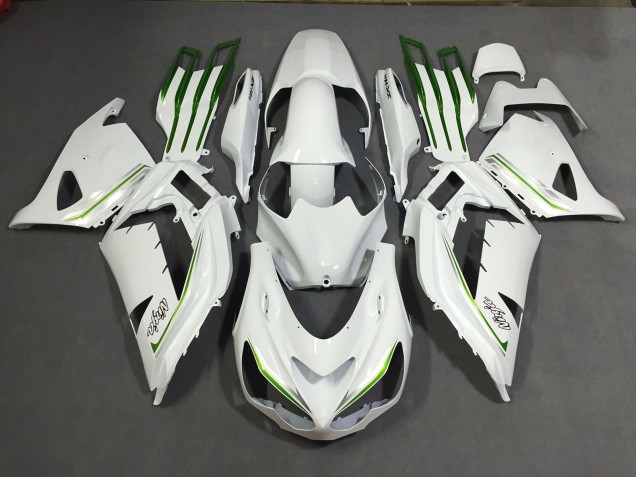 Pearl White Custom 2012-2019 Kawasaki ZX14R Motorcycle Fairings Pearl White Custom 2012-2019 Kawasaki ZX14R Motorcycle Fairings