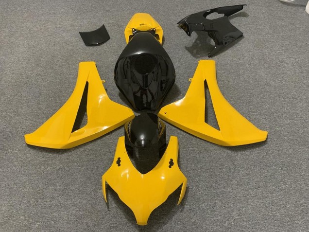 Pearl Yellow and Black 2008-2011 Honda CBR1000RR Motorcycle Fairings Pearl Yellow and Black 2008-2011 Honda CBR1000RR Motorcycle Fairings