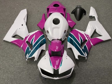 Pink and Emerald Gloss 2013-2020 Honda CBR600RR Motorcycle Fairings