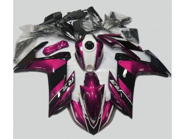 Pink and Gloss Black 2015-2018 Yamaha R3 Motorcycle Fairings