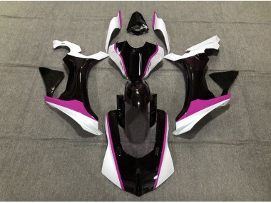 Pink Black and White 2015-2019 Yamaha R1 Motorcycle Fairings