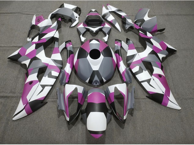Pink Camo Plain 2008-2016 Yamaha R6 Motorcycle Fairings Pink Camo Plain 2008-2016 Yamaha R6 Motorcycle Fairings