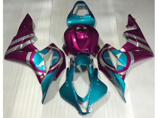 Pink Captain America 2007-2008 Honda CBR600RR Motorcycle Fairings Pink Captain America 2007-2008 Honda CBR600RR Motorcycle Fairings