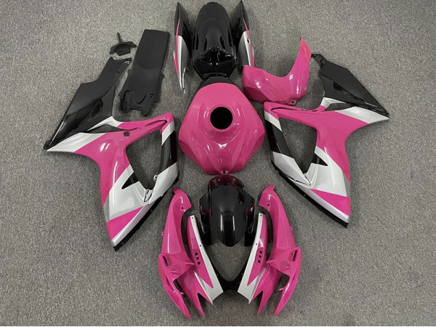 Pink Design 2006-2007 Suzuki GSXR 600-750 Motorcycle Fairings Pink Design 2006-2007 Suzuki GSXR 600-750 Motorcycle Fairings