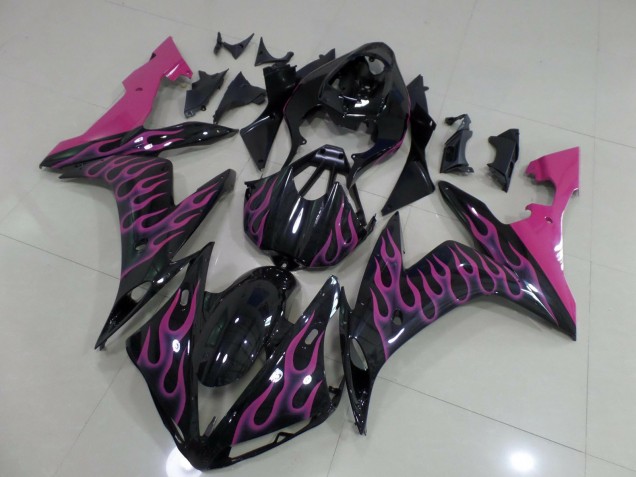 Pink Flame 2004-2006 Yamaha R1 Motorcycle Fairings Pink Flame 2004-2006 Yamaha R1 Motorcycle Fairings