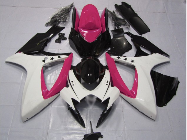 Pink Star 2006-2007 Suzuki GSXR 600-750 Motorcycle Fairings Pink Star 2006-2007 Suzuki GSXR 600-750 Motorcycle Fairings