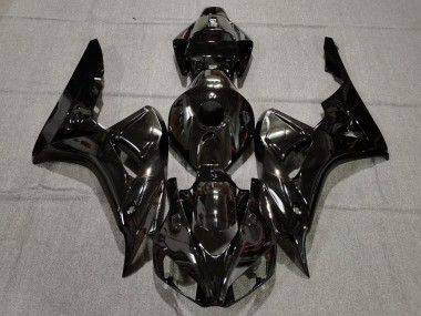 Plain Gloss Black 2006-2007 Honda CBR1000RR Motorcycle Fairings