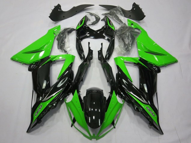 Plain Gloss Black Green- ZX6R 13-18 2013-2018 Kawasaki ZX6R Motorcycle Fairings Plain Gloss Black Green- ZX6R 13-18 2013-2018 Kawasaki ZX6R Motorcycle Fairings