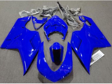 Plain Gloss Blue 2007-2012 Ducati 848 1098 1198 Motorcycle Fairings