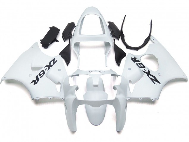 Plain Gloss With Logo 2000-2002 Kawasaki ZX6R Motorcycle Fairings Plain Gloss With Logo 2000-2002 Kawasaki ZX6R Motorcycle Fairings