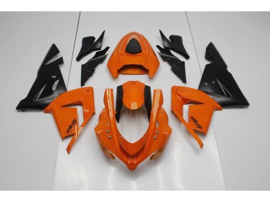 Plain Orange Ninja 2004-2005 Kawasaki ZX10R Motorcycle Fairings