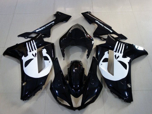Punisher Custom 2007-2008 Kawasaki ZX6R Motorcycle Fairings Punisher Custom 2007-2008 Kawasaki ZX6R Motorcycle Fairings