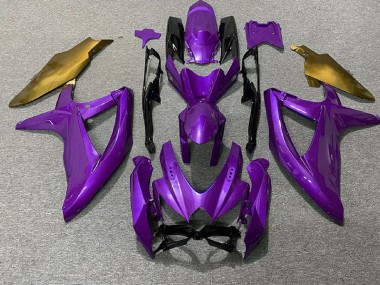 Purple and Gold 2008-2010 Suzuki GSXR 600-750 Motorcycle Fairings
