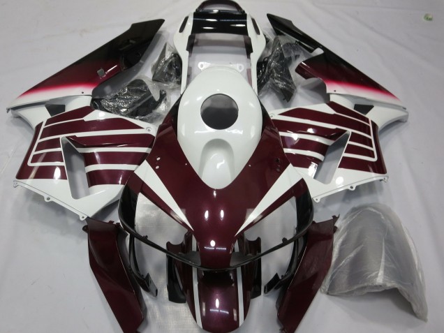 Purple and White 2003-2004 Honda CBR600RR Motorcycle Fairings Purple and White 2003-2004 Honda CBR600RR Motorcycle Fairings
