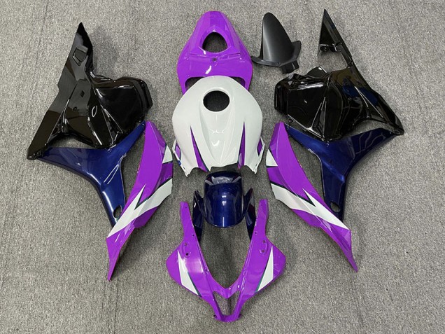Purple and White 2009-2012 Honda CBR600RR Motorcycle Fairings