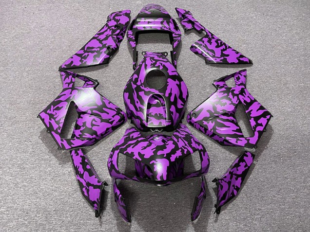 Purple Camo 2003-2004 Honda CBR600RR Motorcycle Fairings Purple Camo 2003-2004 Honda CBR600RR Motorcycle Fairings