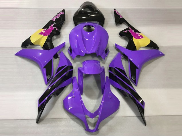 Purple & Pink Bull 2007-2008 Honda CBR600RR Motorcycle Fairings Purple & Pink Bull 2007-2008 Honda CBR600RR Motorcycle Fairings