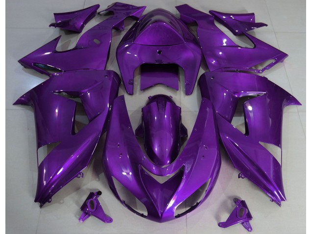 Purple Plain 2006-2007 Kawasaki ZX10R Motorcycle Fairings Purple Plain 2006-2007 Kawasaki ZX10R Motorcycle Fairings